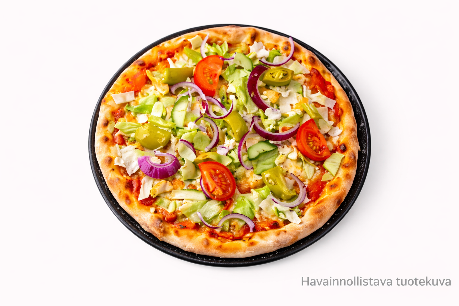Salaatti pizza
