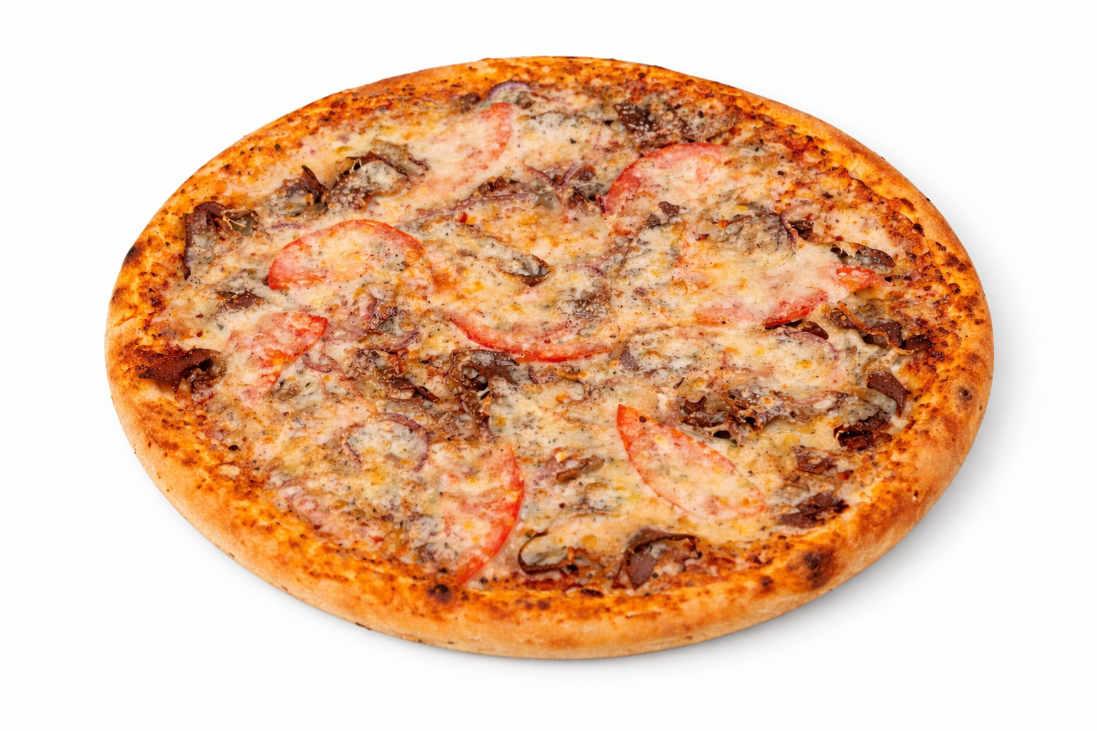 Kebab pizza